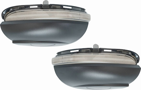 Osram Φλας Led για Volkswagen Golf 6 VI 08-12 / Touran 10-15 Καθρέπτη Dynamic Black 2τμχ