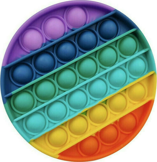 VS Anti Stress Fidget Bubble Pop Silikonring Regenbogen