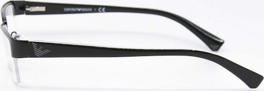 Emporio Armani Metal Eyeglass Frame Black 1006 3088