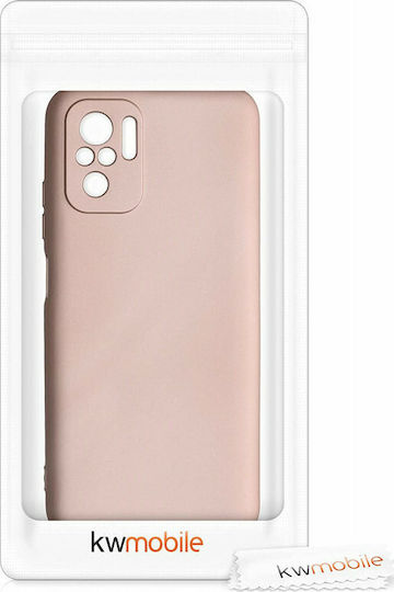 KWmobile Back Cover Σιλικόνης 1.3mm Metallic Rose Gold (Redmi Note 10 / 10s / Poco M5s)