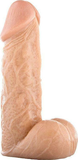 ToyJoy Prince Charming Realistic Dildo Dildo realist cu Scrotum Carne 15cm