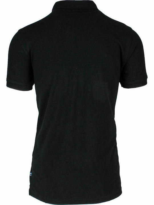 Polo Bluza Cu Mânecă Scurtă Neagră