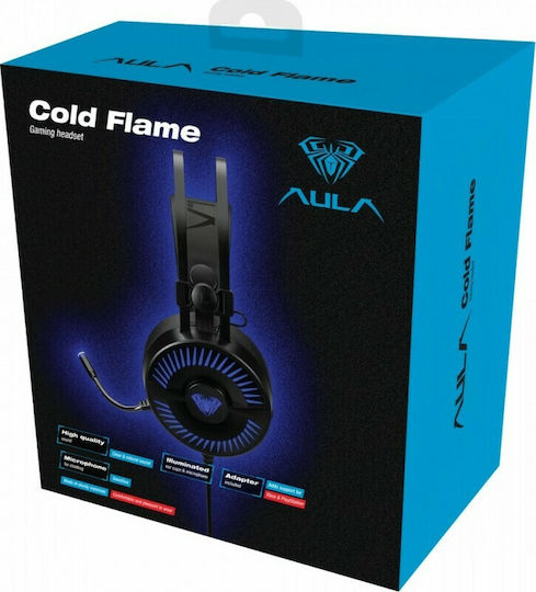 Aula Cold Flame Over Ear Gaming Headset with Connection 2x3.5mm / USB