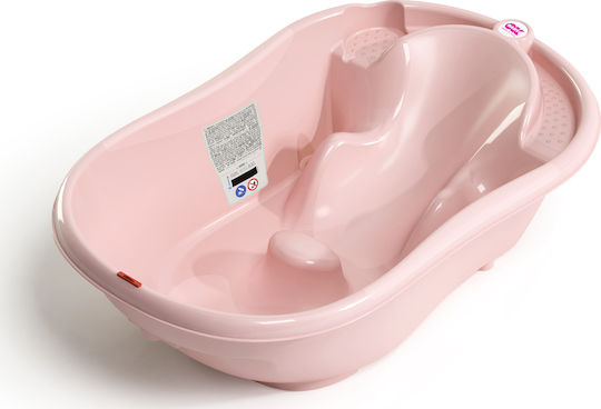 OK Baby Бебешка Вана Onda с термометър Pink