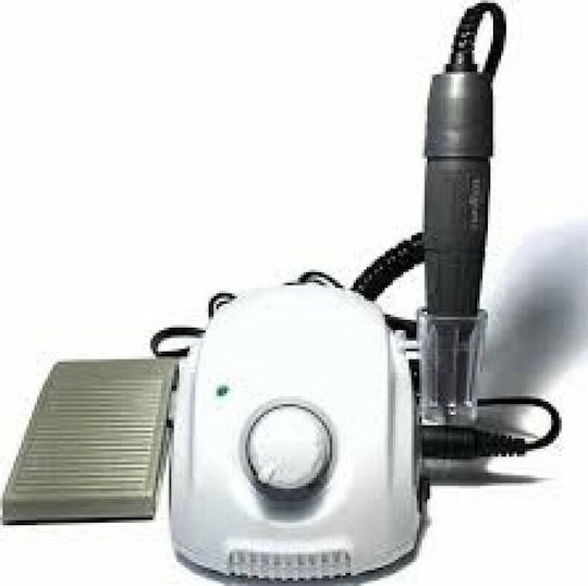 Saeyang Strong Marathon 3 Champion Nail Drill Power 65W White with Pedal with 35000 Rotations per Minute