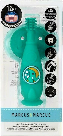 Marcus & Marcus Baby Toothbrush 360° MNMRC12-EP Πράσινο for 1+ years