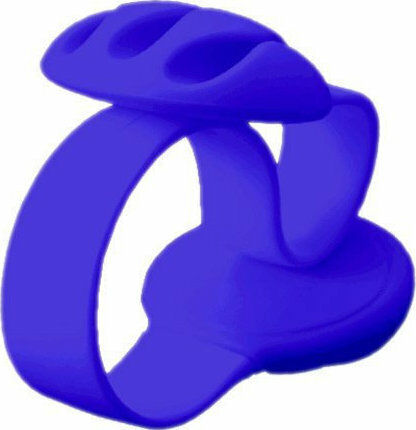 GRAB N GO Silicone Holder Кабелни клипсове за организиране 1бр Син