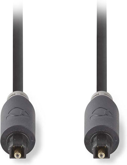 Nedis Optical Audio Cable TOS male - TOS male Μαύρο 2m (CABW25000AT20)