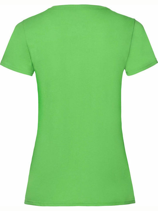 Fruit of the Loom Valueweight T Femeiesc Tricou Promotional Mânecă Scurtă în Verde Culore