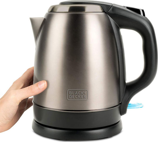 Black & Decker BXKE2202E Reisekessel 1.2Es 2200W Silber