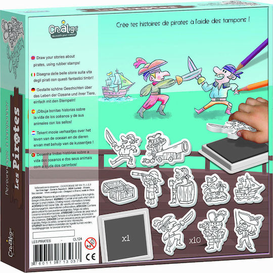 Crealign Painting Make My Own Story - Little Pirates for Children 4+ years old Years