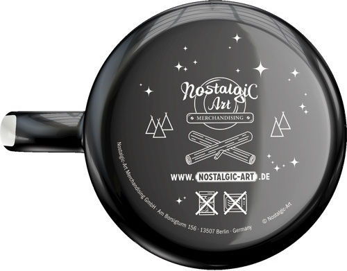 Nostalgic Art Outdoor & Activities Life Is Better Around The Campfire Κούπα Εμαγιέ Μαύρη 360ml