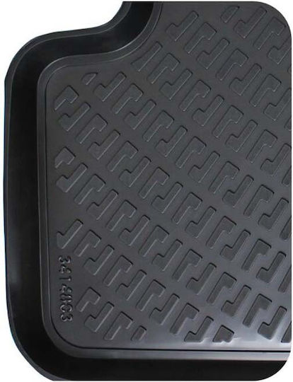 Rizline Set of Front and Rear Mats 4pcs Tray Type for BMW X1 2015 Black