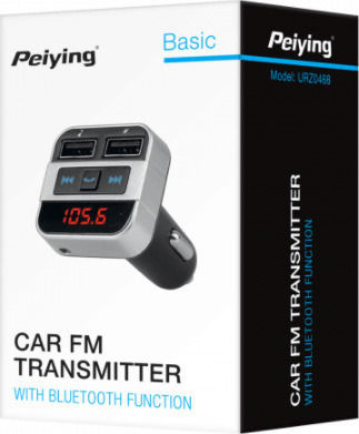 Peiying FM Transmitter Αυτοκινήτου mit Bluetooth