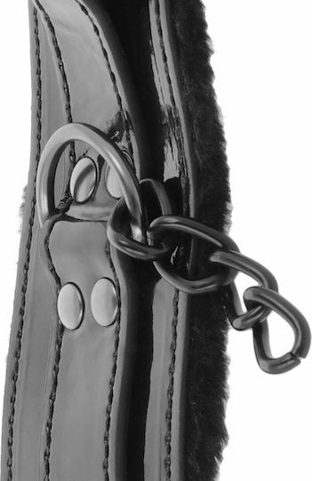 Darkness Ankle Restraints With Padlock Cătușe în Culoare Negru