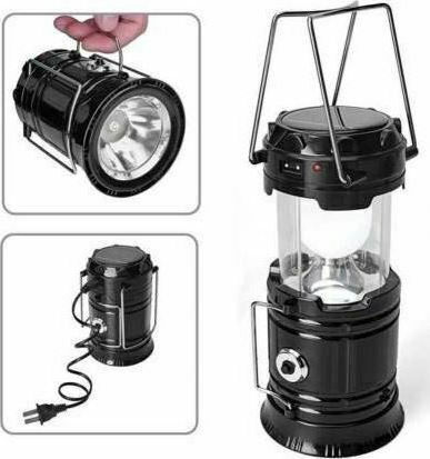 Majorca JH-5800T Lanternă Lumini LED cu Baterie pentru Camping Waterproof Negru 12W