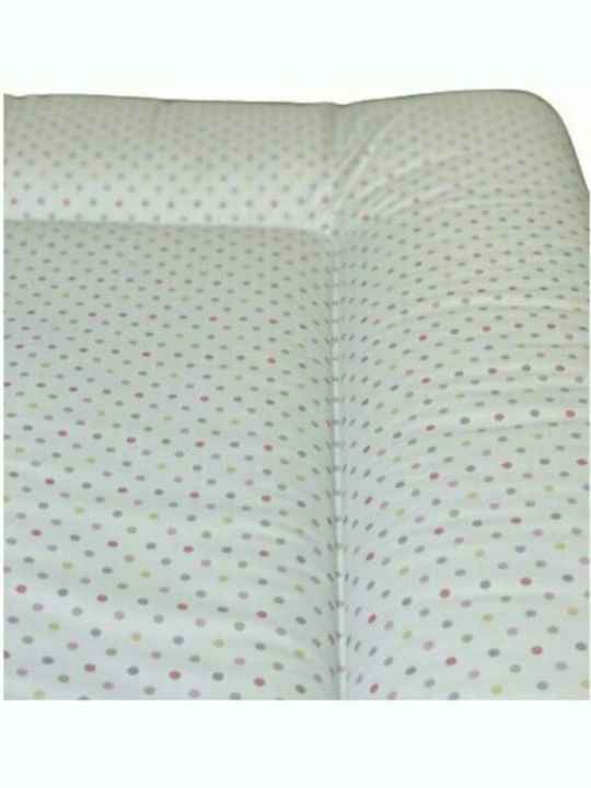 Lorelli Soft Changing Pad Dots made of Fabric Grey Dots 50x70cm