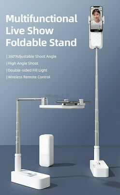 Usams ZB209 Mobile Phone Stand with Extension Arm in White Colour