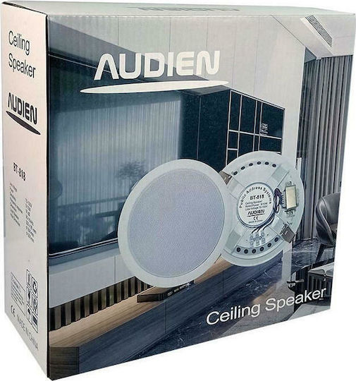 Audien BT-818 Ηχείο Οροφής 10W (Τεμάχιο) Λευκό