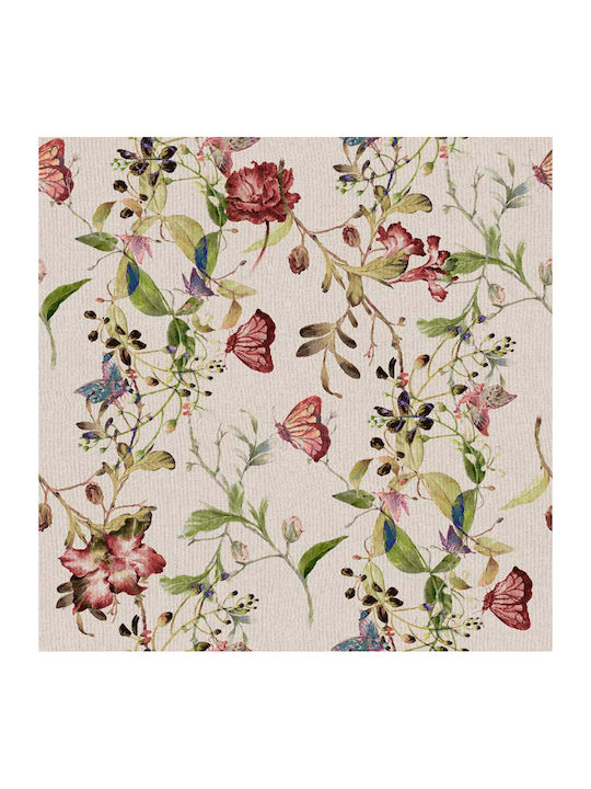 Lino Home Checkered Fluture 901 Beige 90x90cm