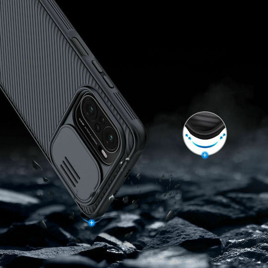 Nillkin CamShield Umschlag Rückseite Kunststoff 1.5mm Schwarz (Poco F3 / Mi 11i)