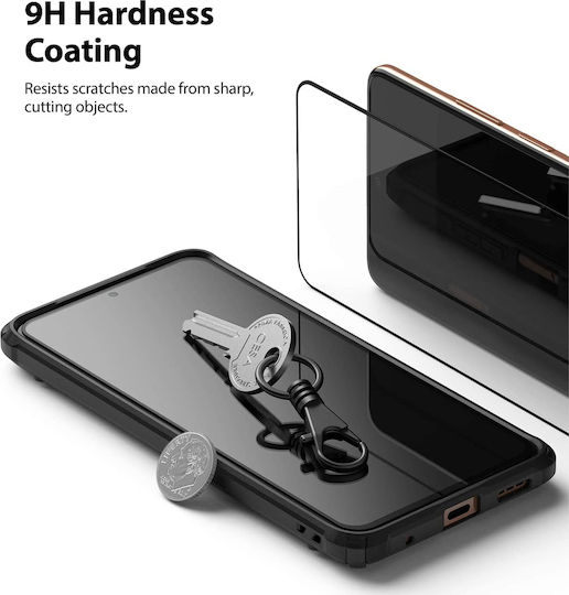 Ringke Invisible Defender Vollflächig gehärtetes Glas (Redmi Note 10 Pro) G4AS042