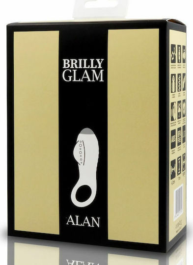 Brilly Glam Brilly Glam Alan Cock Ring Luxe Black