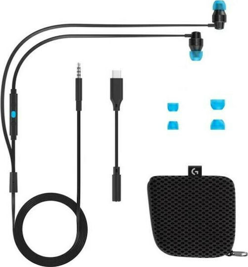 Logitech G333 In Ear Gaming Headset με σύνδεση 3.5mm