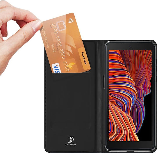 Dux Ducis Skin Pro Book Synthetic Leather Black (Galaxy XCover 5)