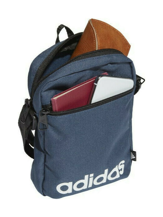 Adidas Linear Ανδρική Τσάντα Ώμου / Χιαστί σε Μπλε χρώμα