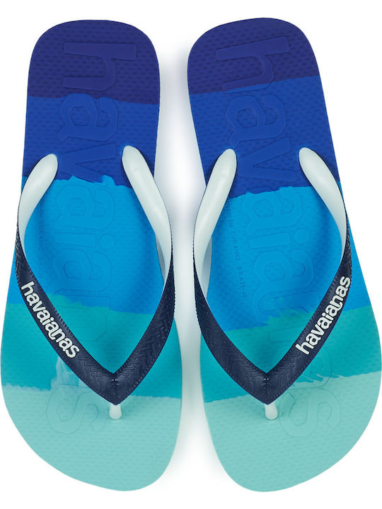 Top Logomania Men's Flip Flops Blue
