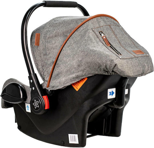 Bebe Stars Baby Plus Детско Столче за Кола Сив 0-13 кг