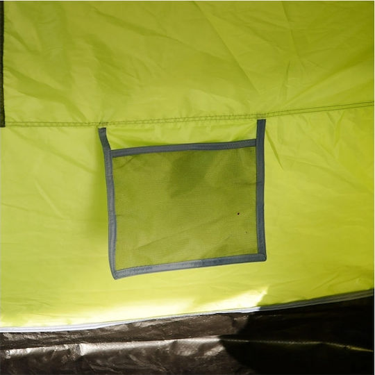 Outsunny Σκηνή Camping Κίτρινη 3 Εποχών για 8 Άτομα 410x310x225εκ.