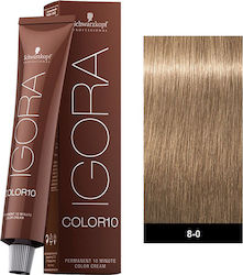 Schwarzkopf Igora Color10 Βαφή Μαλλιών 8-0 Ξανθ...