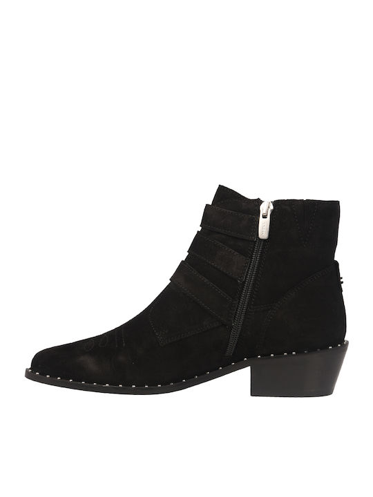 Dante MXGU0097W Leather Women's Ankle Boots Black
