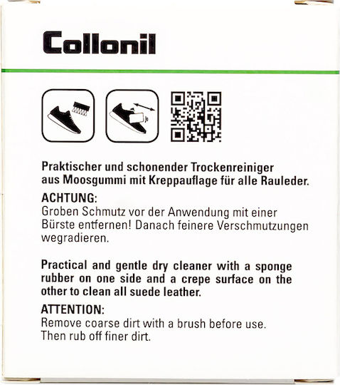 Collonil Carbon Nubuck And Suede Cleaner Cleaner for Leather Shoes White
