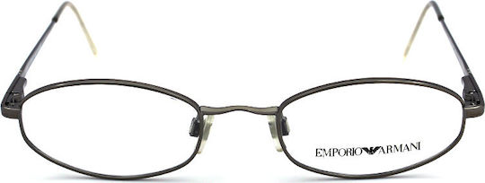 Emporio Armani Μεταλλικός Σκελετός Γυαλιών Μαύρος EA176 1228