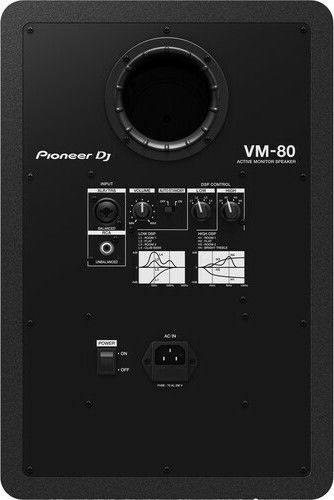 Pioneer DJ VM-80 Studio Monitor Speaker 8" 120W Piece Black
