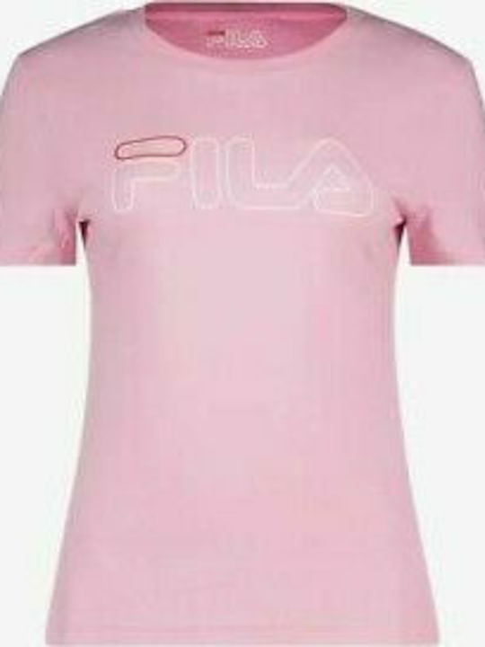 Fila Ladan Damen Sport T-Shirt Rosa