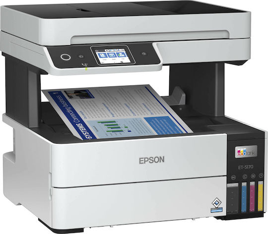 Epson Ecotank ET-5170 Έγχρωμο Πολυμηχάνημα Inkjet