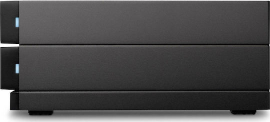 Lacie 2Big Raid USB-C Εξωτερικός HDD 36TB Multi-Bay Μαύρο