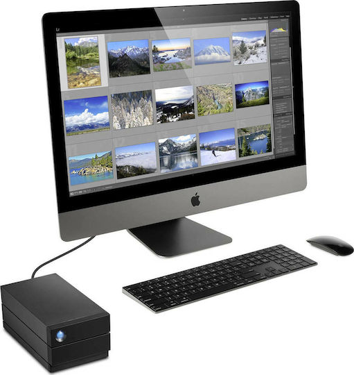 Lacie 2Big Raid USB-C Εξωτερικός HDD 36TB Multi-Bay Μαύρο