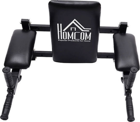 HomCom Μονόζυγο Τοίχου για Χρήστη έως 120kg Επιτοίχιο Όργανο Εκγύμνασης Κοιλιακών
