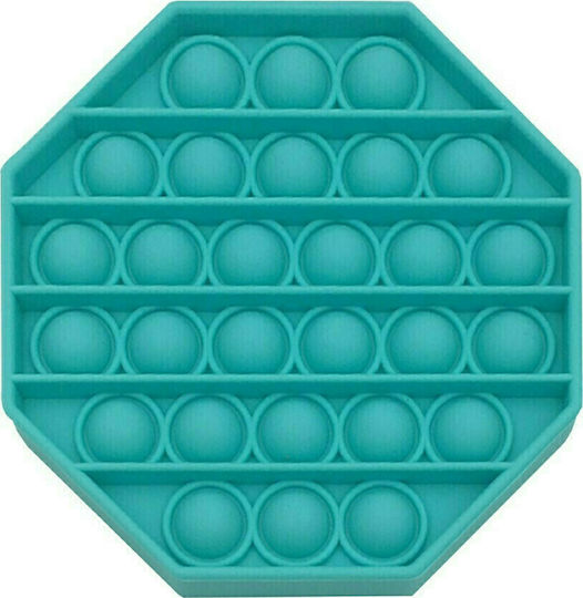Pop It Fidget Οκτάγωνο Σιλικόνης Πράσινο