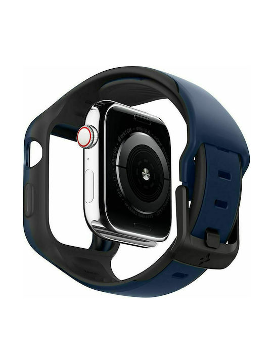 Spigen Liquid Air Pro Θήκη Σιλικόνης σε Μπλε χρώμα για το Apple Watch 44mm