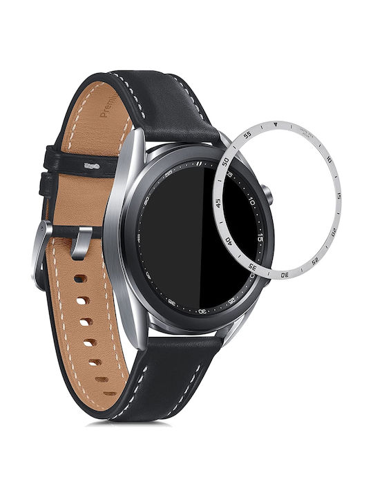KWmobile Time Προστατευτικό Bezel σε Ασημί χρώμα για το Galaxy Watch 3 41mm