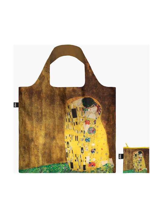 Loqi Gustav Klimt Recycled Fabric Shopping Bag