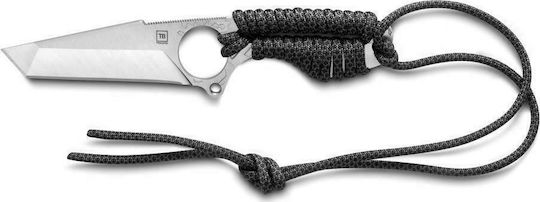 TB Outdoor S-Neck Μαχαίρι Μαύρο σε Θήκη