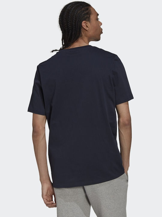 Adidas Ανδρικό T-shirt Navy Μπλε με Λογότυπο H13496 | Skroutz.gr