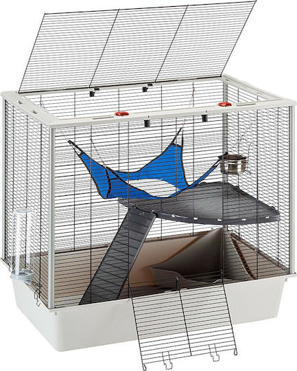 Ferplast 57059814 Metal Cage for Rabbits 78x48x70cm